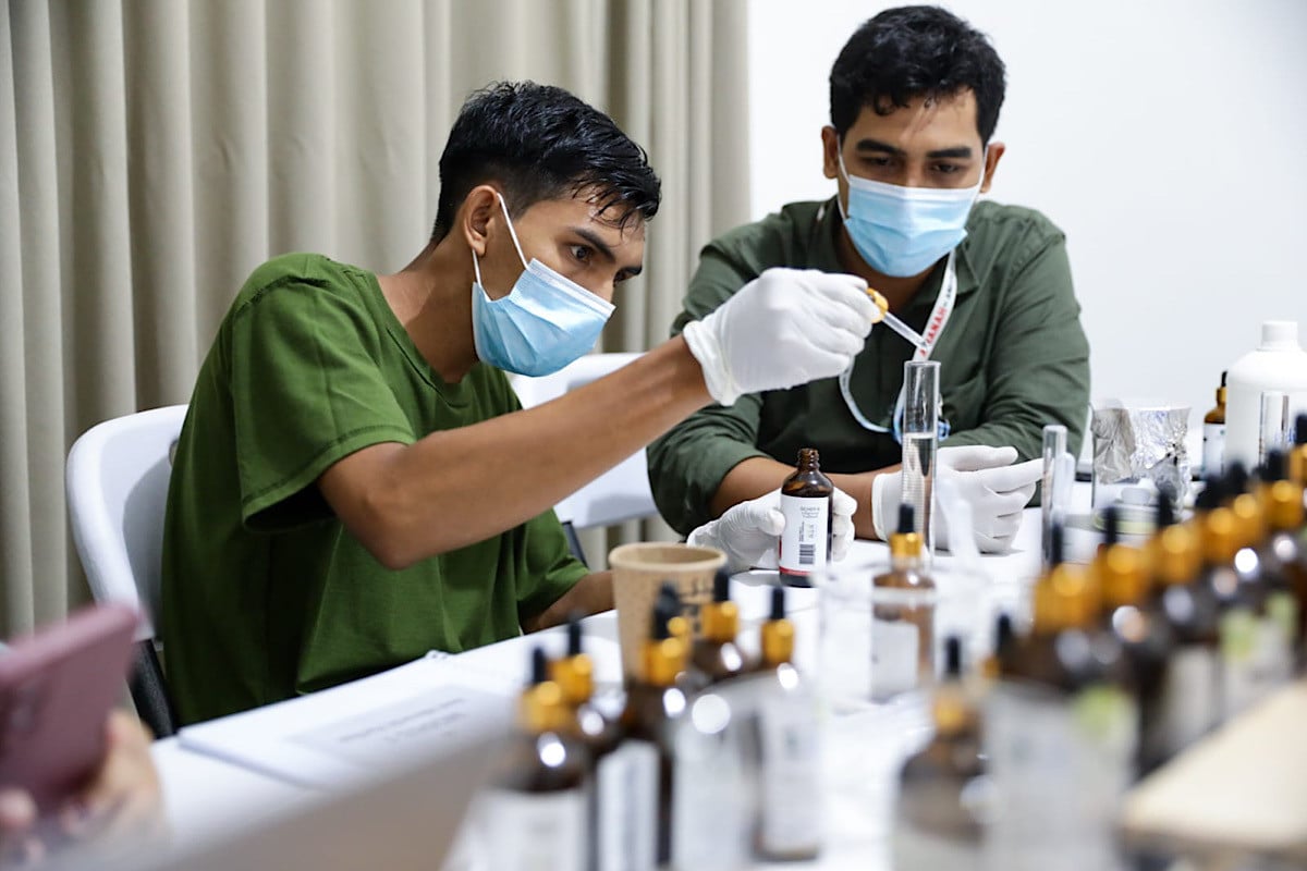 parfum asal aceh binaan amanah siap dipamerkan di muffest 2024