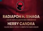 PDI-P Umumkan Nama Calon Kepala Daerah untuk Pilkada 2024,Simalungun RHS Berpasangan Dengan Herry Chandra